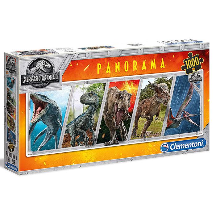 Clementoni Puzzle 1000 Panorama Jurassic World 39471