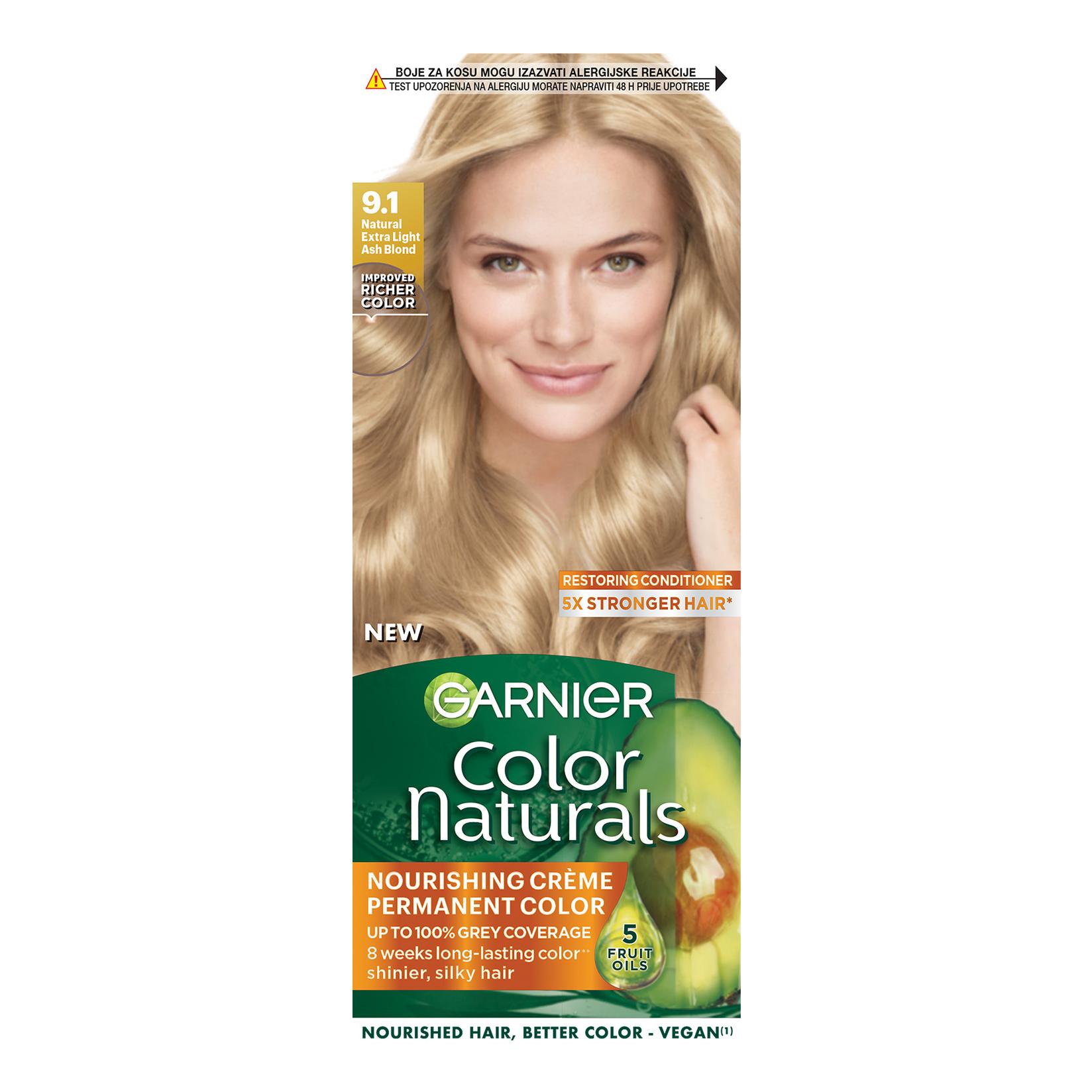 Garnier Color Naturals boja za kosu 9.10 Vrlo svijetla pepeljasto plava