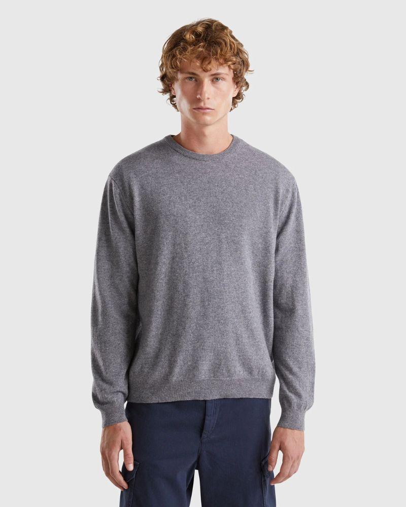 Benetton Muška dukserica 1002U1G34C-507-XL, Siva