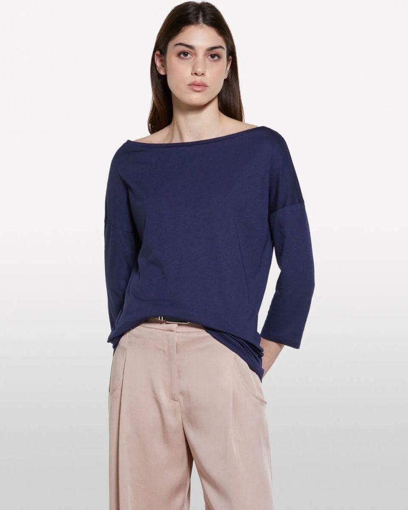 Benetton Ženska majica 3QU4L12EE-252-S, Plava