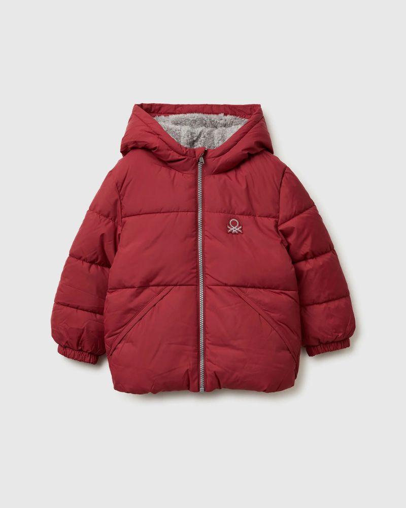 Benetton Jakna za dječake 2WU0GN035P-39J-82, Crvena