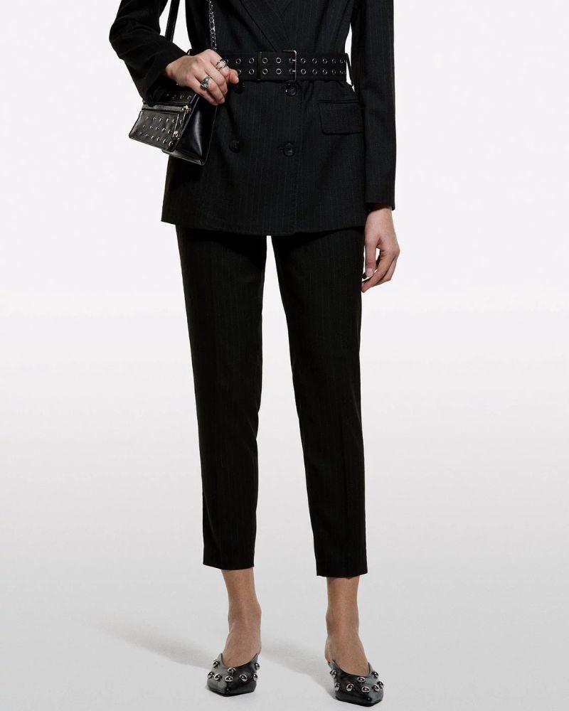 Benetton Ženske hlače 42T7LF07X-901-42, Crne