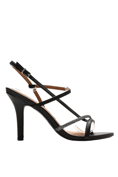 Vizzano Ženske sandale sa potpeticom, 9 cm, Crne