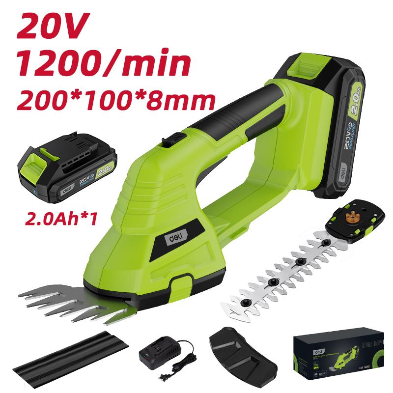 Mali trimer na baterije 20V 1*2Ah Deli