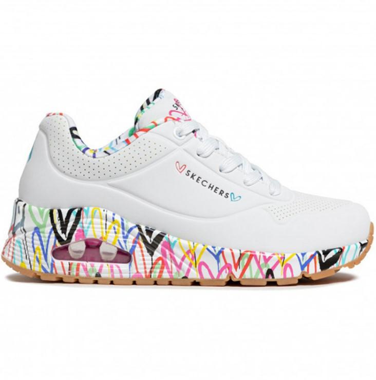 Skechers Ženske patike Uno bijele