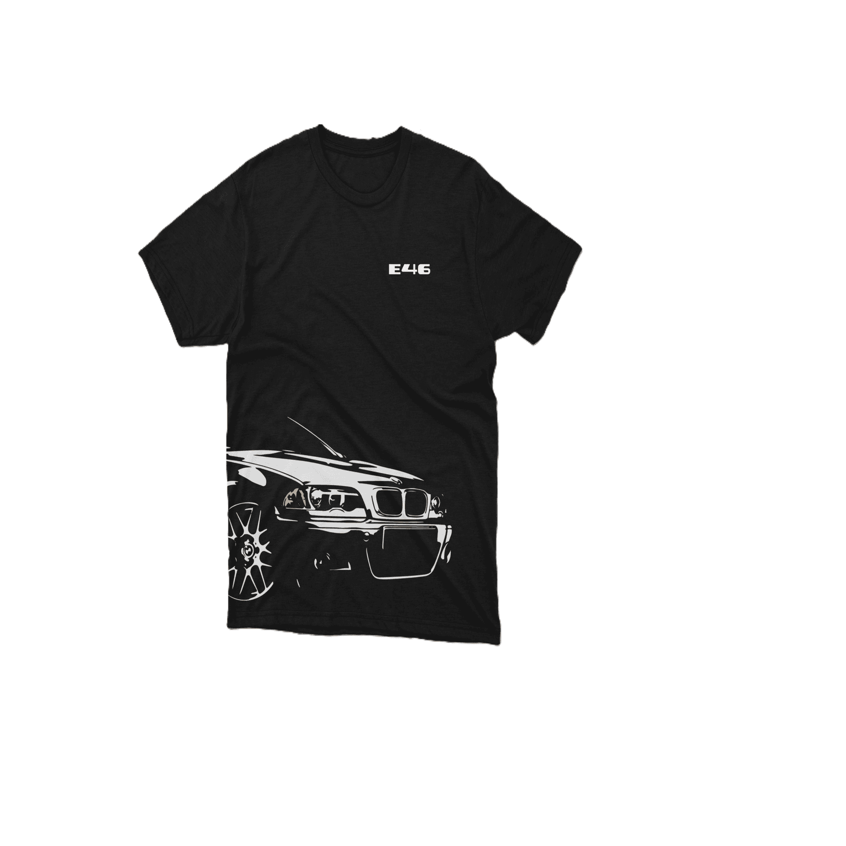 Goatees Muška majica BMW E46, Crna