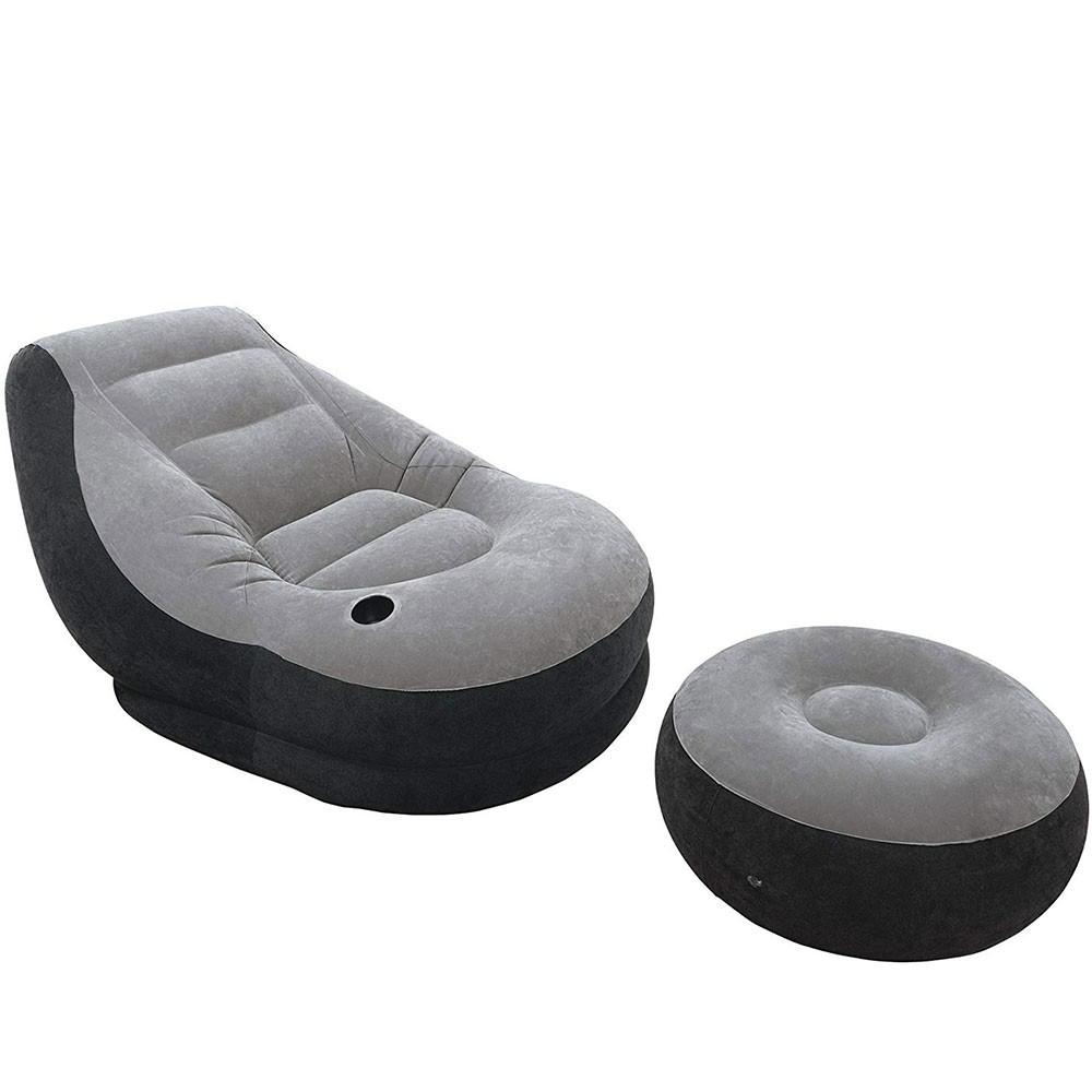 INTEX Fotelja sa tabureom 99 x 1.3 x 76cm Ultra Lounge