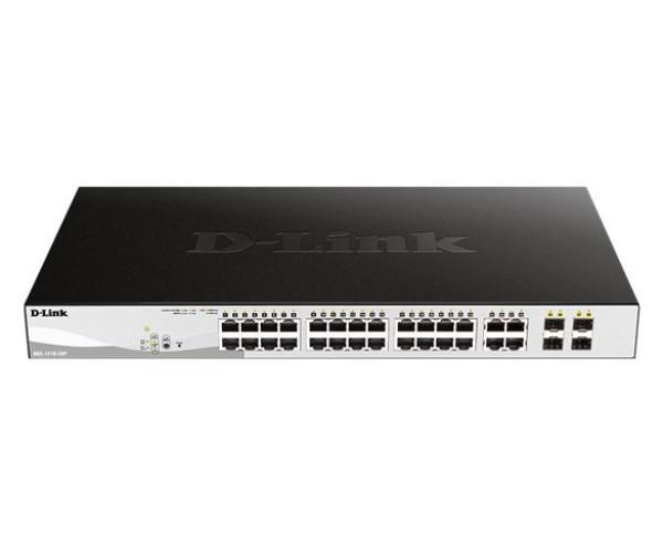 D-LINK Switch 24-portni pametni upravljani 4xSFP DGS-1210-28P sivi