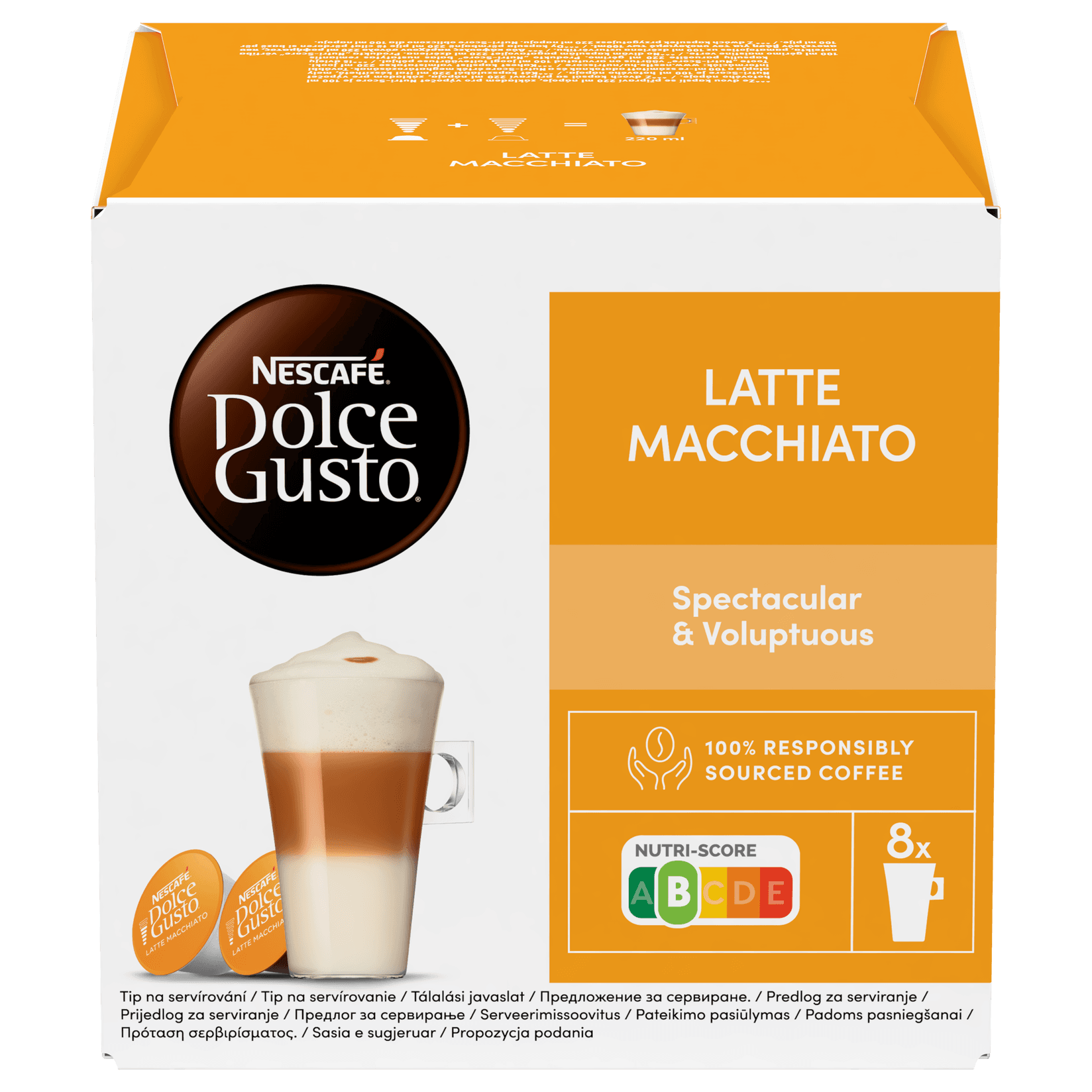 Nescafe kapsule za Dolce Gusto Latte Macchiato kafu, 183,2g, 16 kapsula