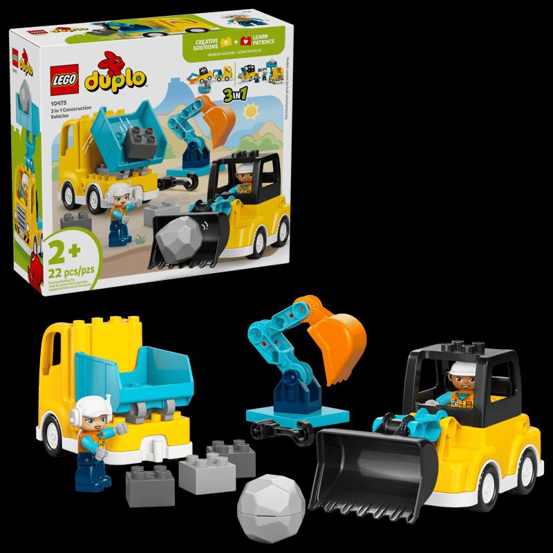 Lego Duplo 3u1 Građevinska vozila 10475