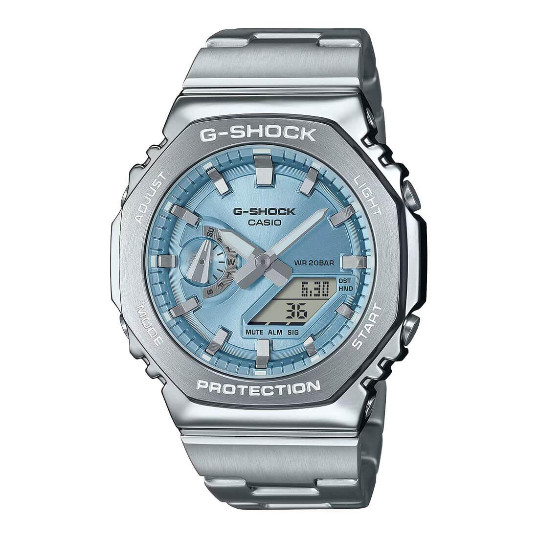 G-SHOCK Casio Sat GM-2110D-2AER, Sivi