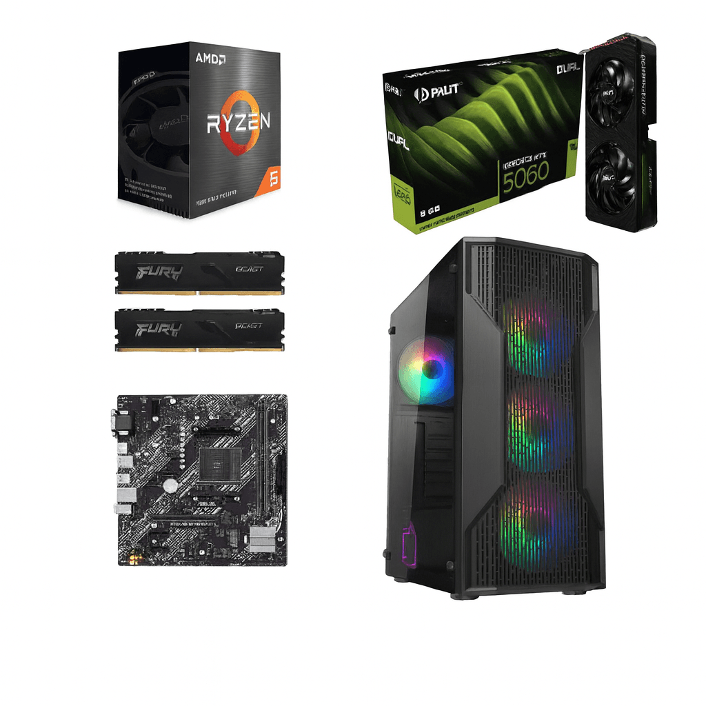 Start Desktop računar Phoenix Pro, Ryzen 5 5600X, RTX 5060, 32GB DDR4, 1TB SSD, Windows 11 Pro + Office 2021