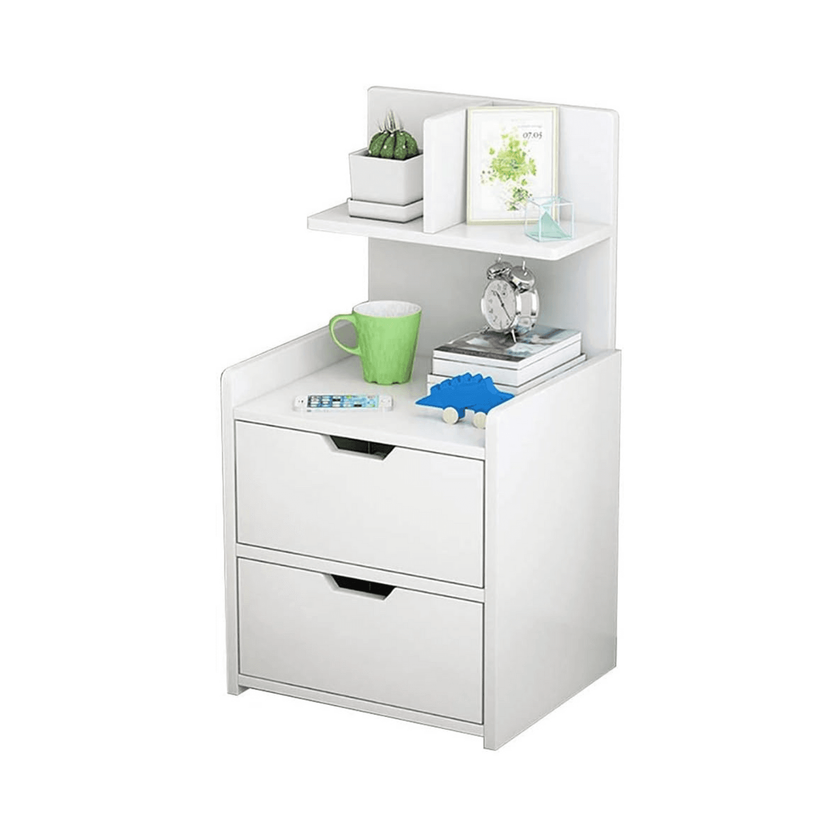 Giga Noćni ormarić Mistral, 33x60cm, Bijeli