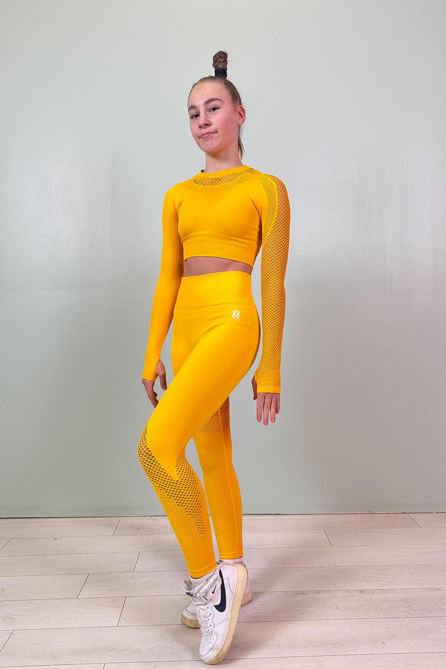 Speed Active Set za djevojčice Dynamic diva, Žuti