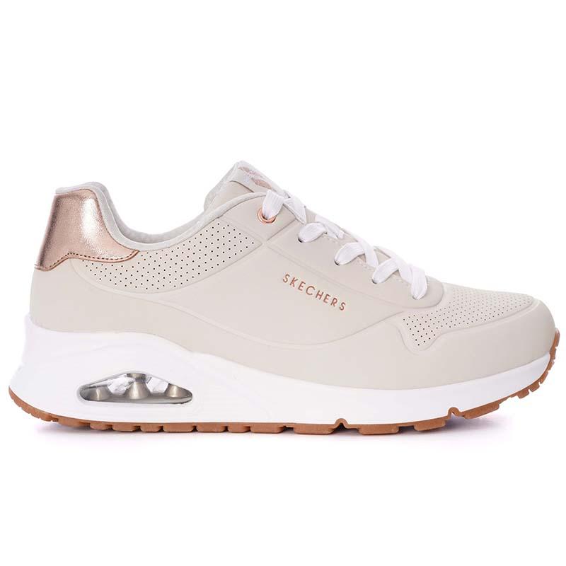 SKECHERS Djevojačke Uno Gen1 Patike, Krem