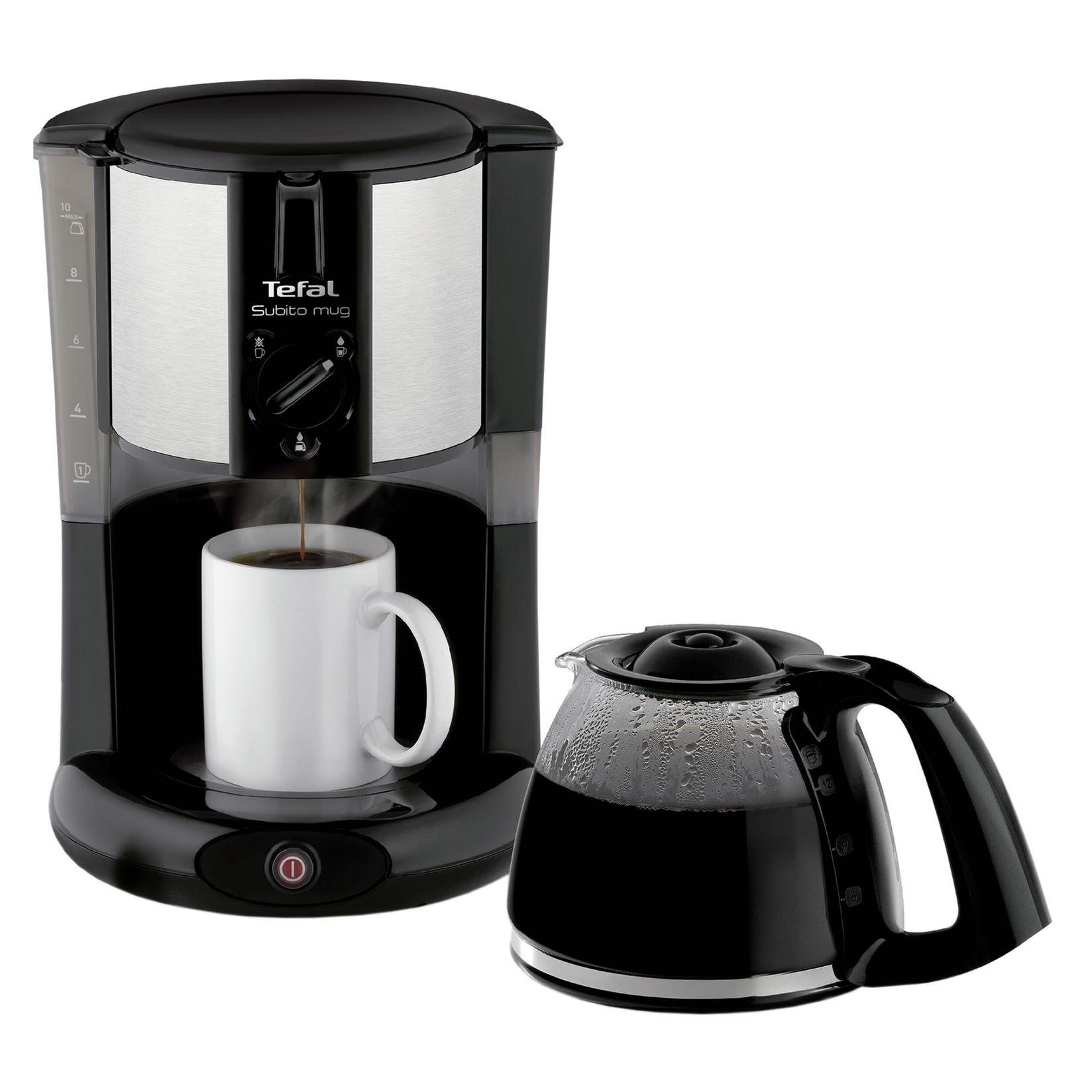 Tefal CM2908 Aparat za filter kafu, 1,25 l, crna