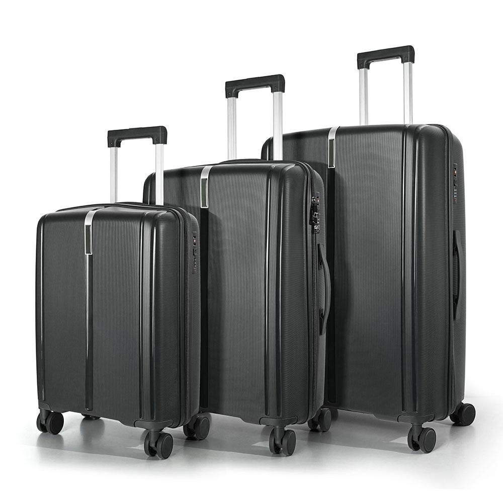 Tripmates Set kofera R0053, 3 dijela, Tamno siva
