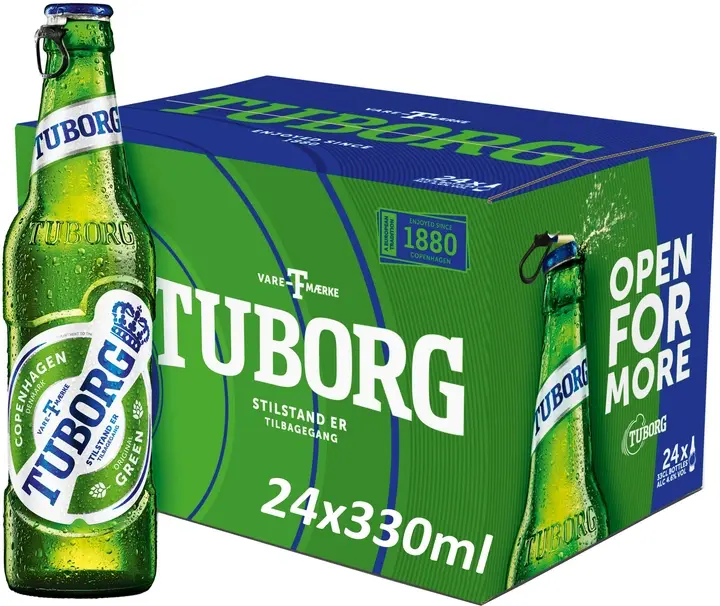 Tuborg pivo 0.33L flašica - pakovanje 24 komada