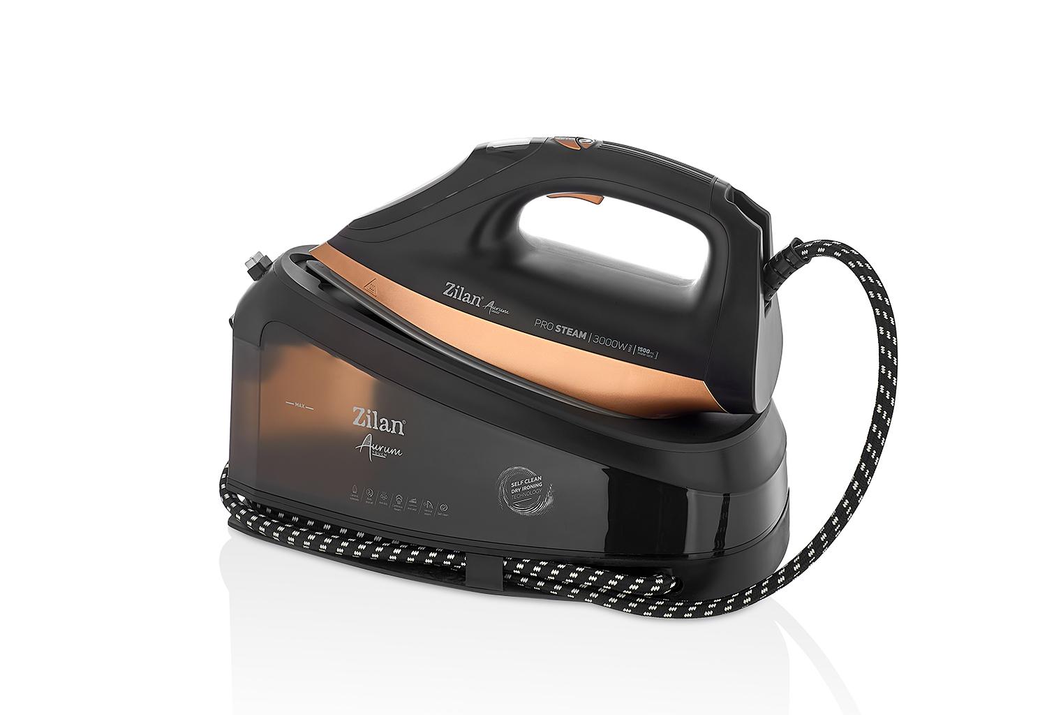 ZILAN Parna stanica 3000W Aurum Touch crna