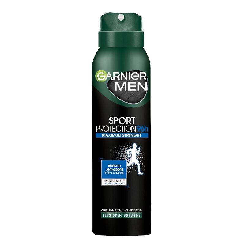 Garnier Mineral Deo Muški dezodorans u spreju Antiperspirant 96H Sport 150 ml