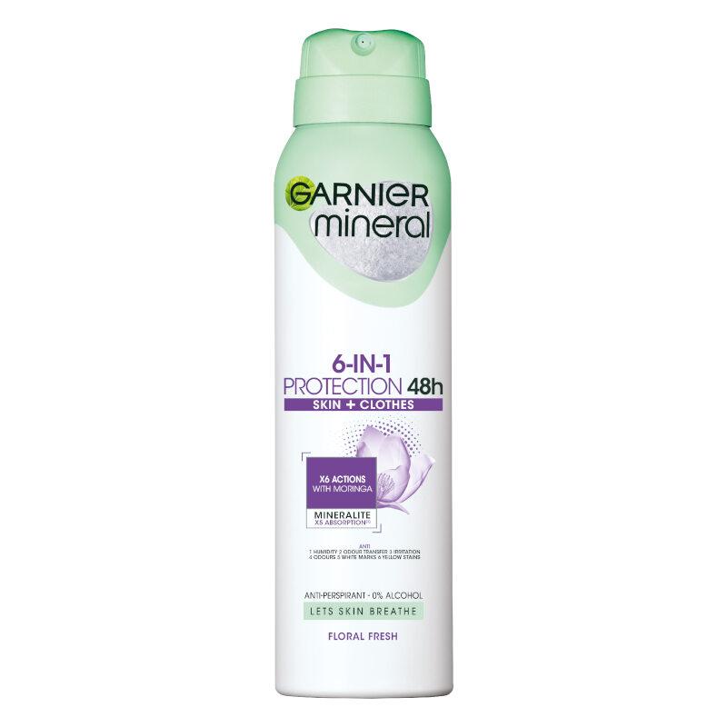 Garnier Mineral Deo Ženski dezodorans u spreju Protection 6 Floral Fresh 150 ml