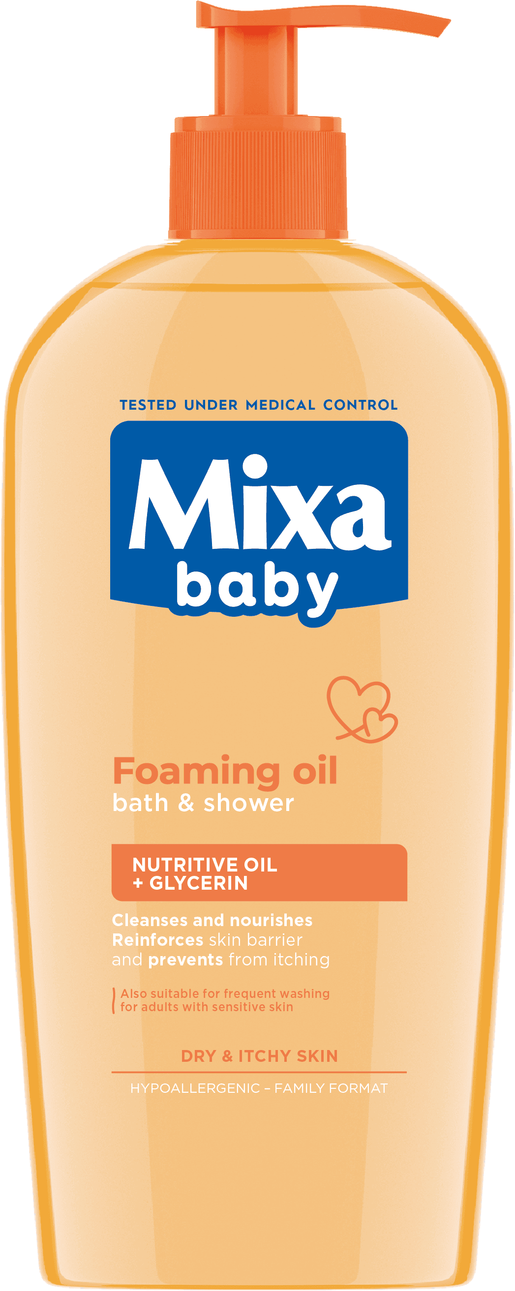 Mixa BABY Uljna kupka za bebe, 400ml