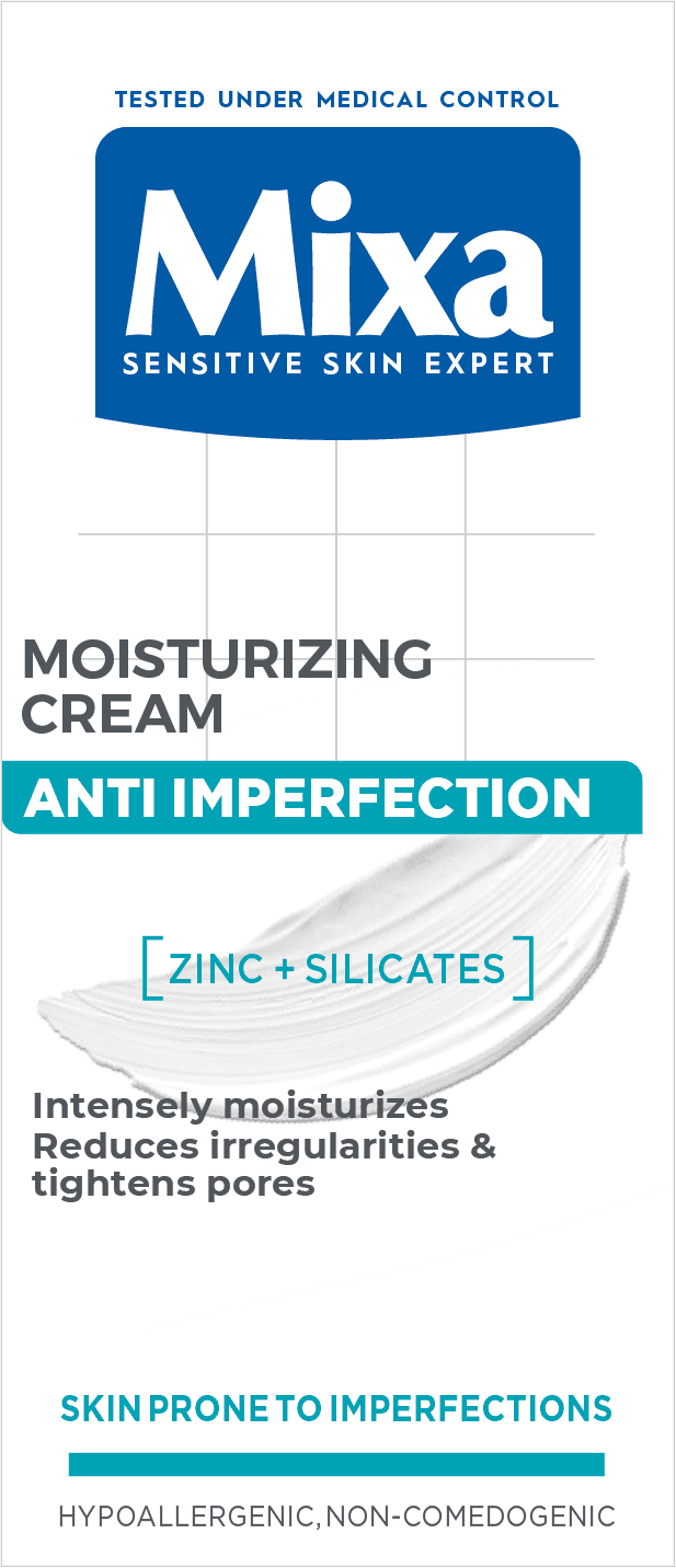 Mixa Ženska hidratantna krema za problematičnu kožu, 50 ml