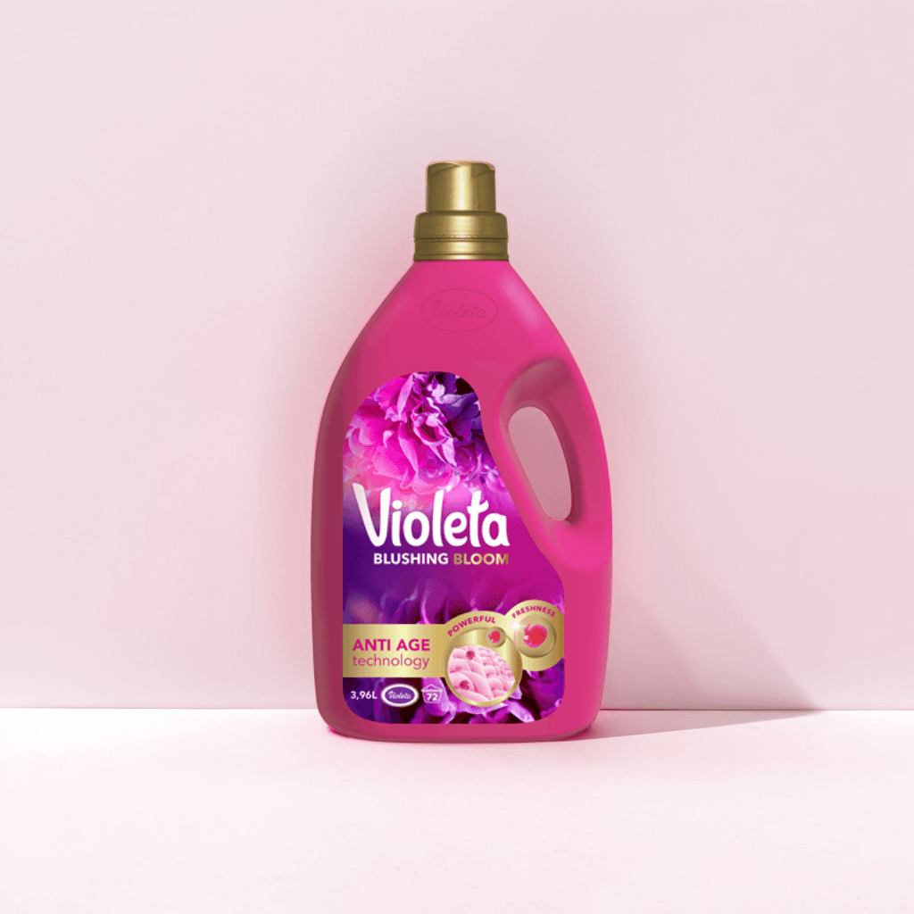 VIOLETA Tečni deterdžent za obojeno rublje Blushing Bloom 3.96l