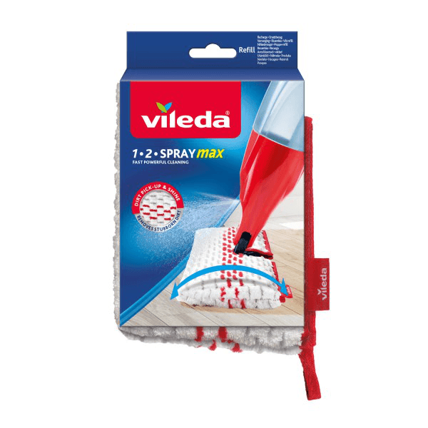 VILEDA Promist Spray Max Zamena za mop, Bijelo-crvena