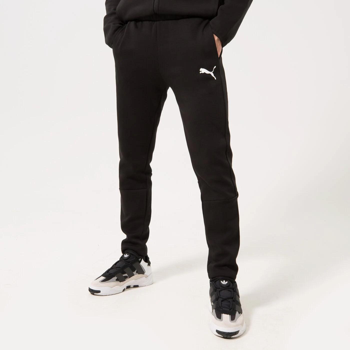 PUMA Muški donji dio trenerke Evostripe Core 585814-01 crni