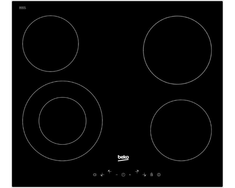 Beko HIC 64402 T Ugradna ploča, Staklokeramika, Fleksibilna zona, Tajmer
