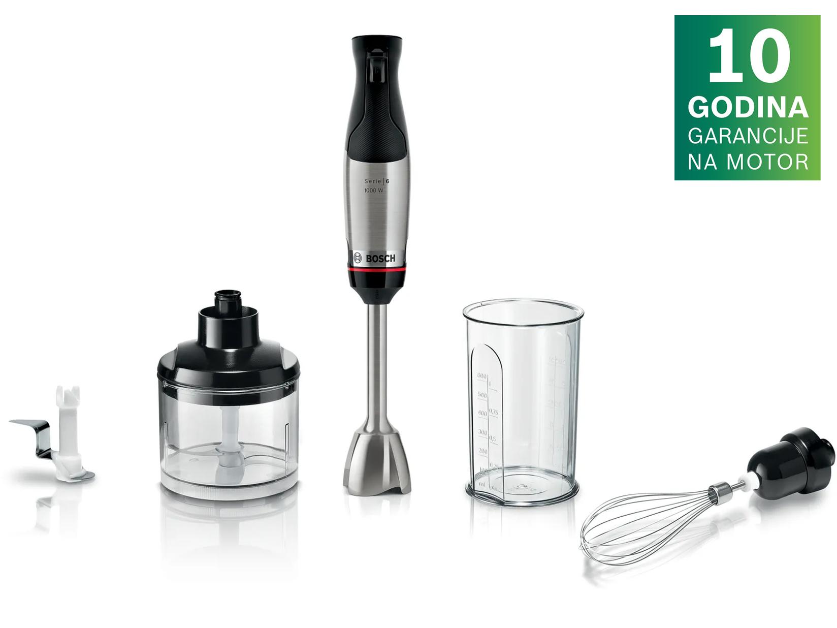 Bosch Ručni mikser ErgoMaster MSM6M622 1000 W, srebrni