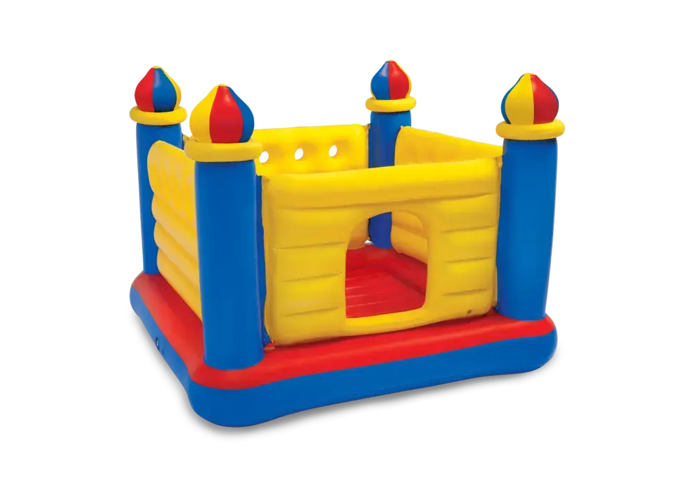 INTEX trampolin na napuhavanje plavo-žuti