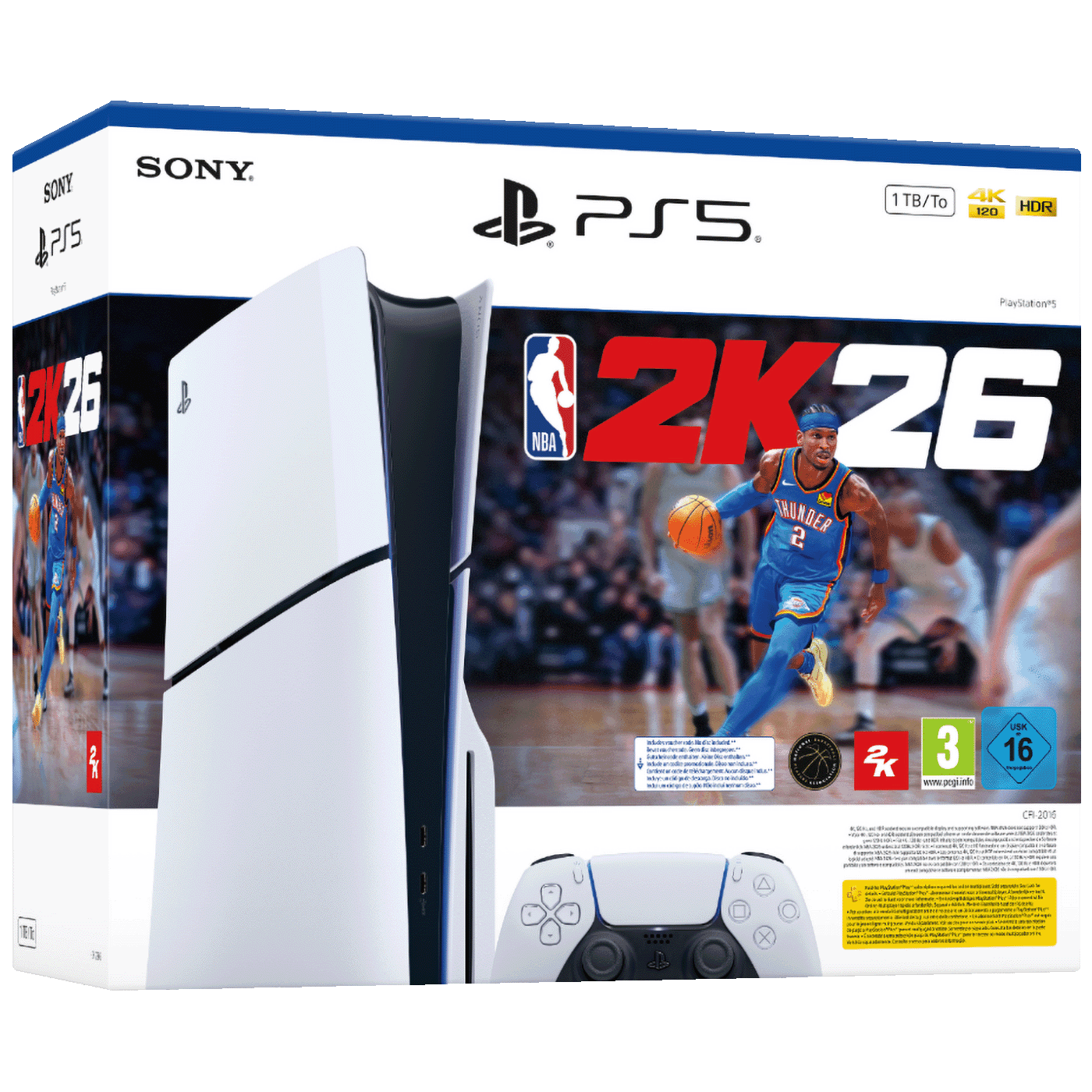 Konzola Playstation 5 Slim + NBA 2K26 VCH