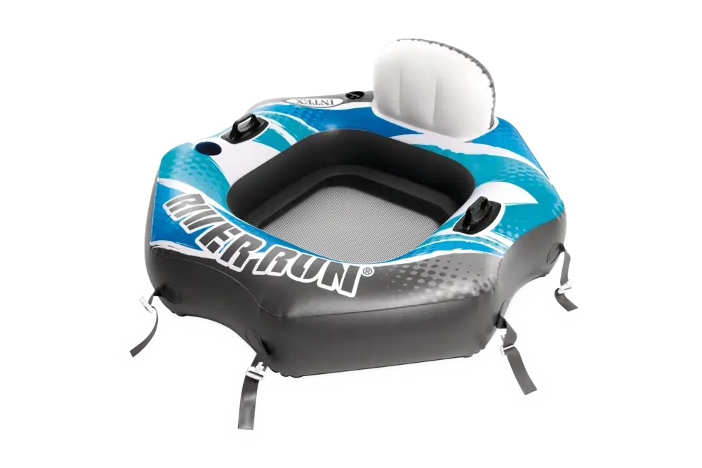 INTEX Guma na napuhavanje s mrežicom i ručkama River Run Connect Lounge, plava