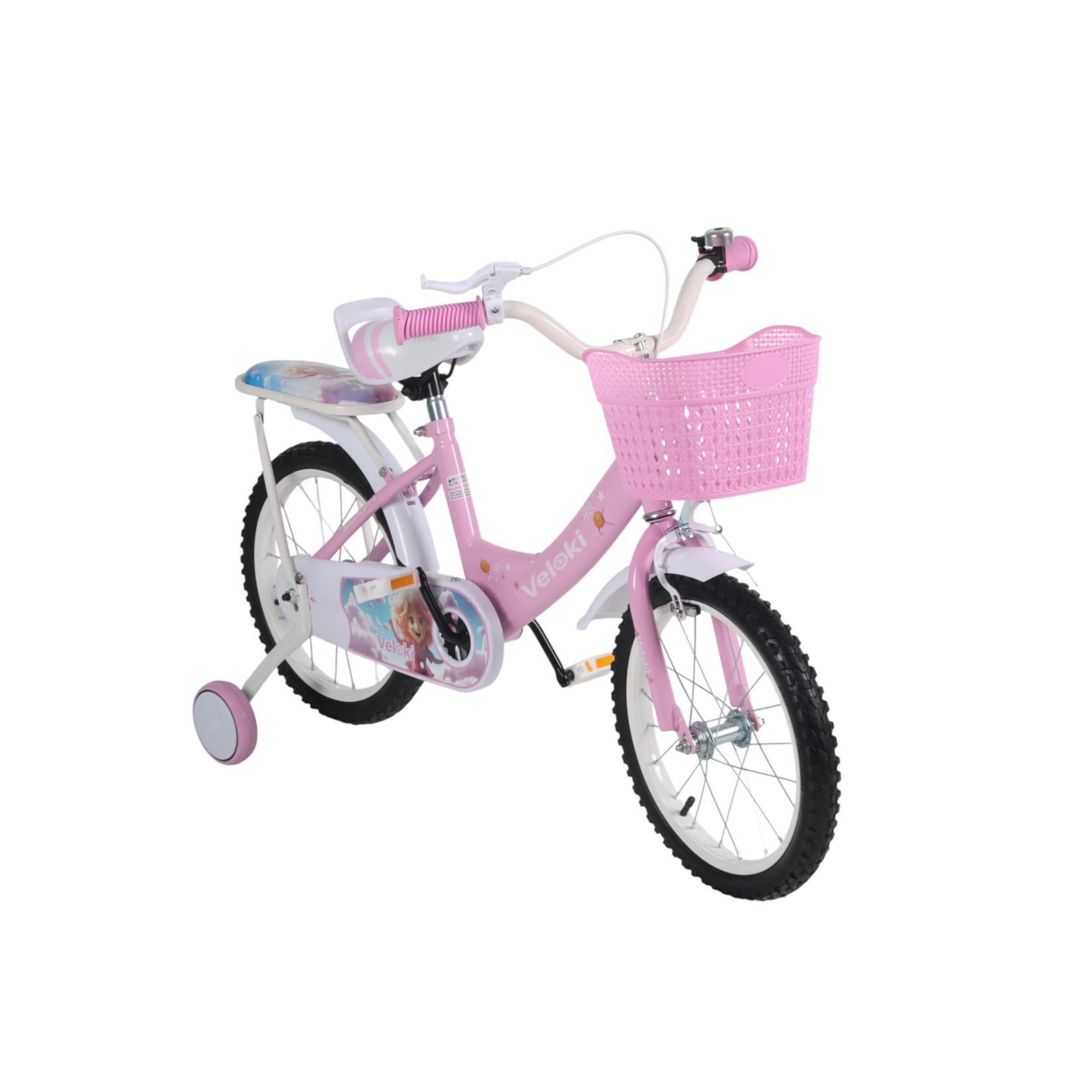 Bicikl za djevojčice, 16", roze