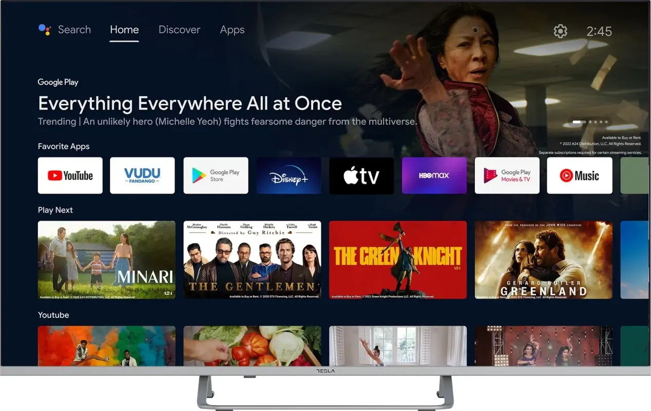 Tesla Televizor 65E635SUS, 65", 4K UHD 3840x2160, Smart, Android