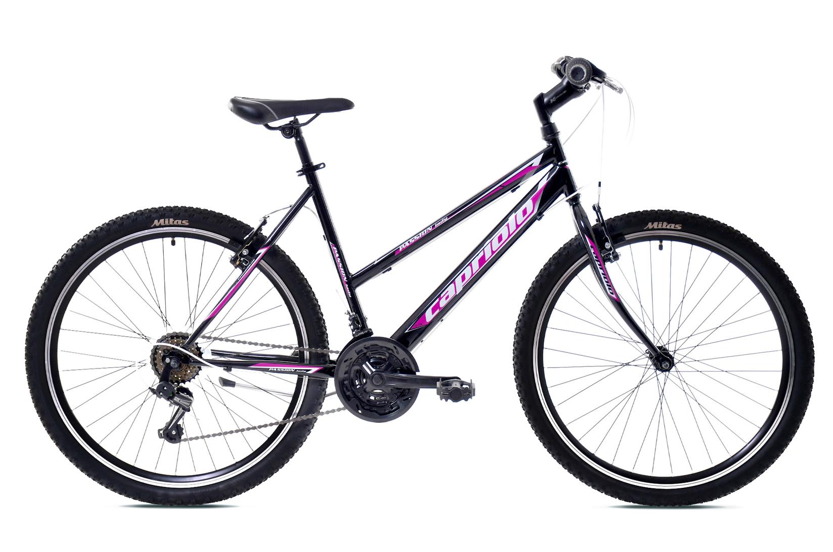 Capriolo Ženski bicikl 26"/19" Passion Lady, Sivo-Roza