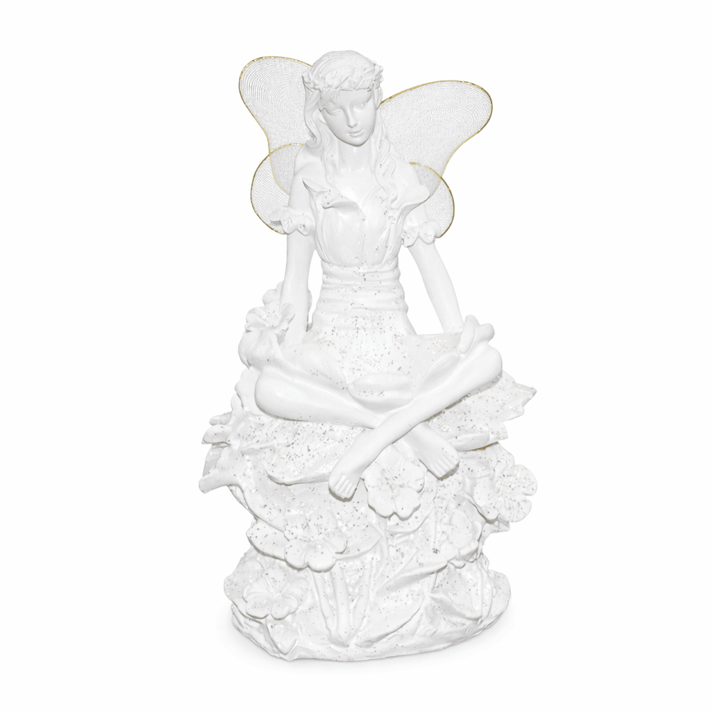 Dekorativna figura bijela vila 25 x 18 x 12 cm