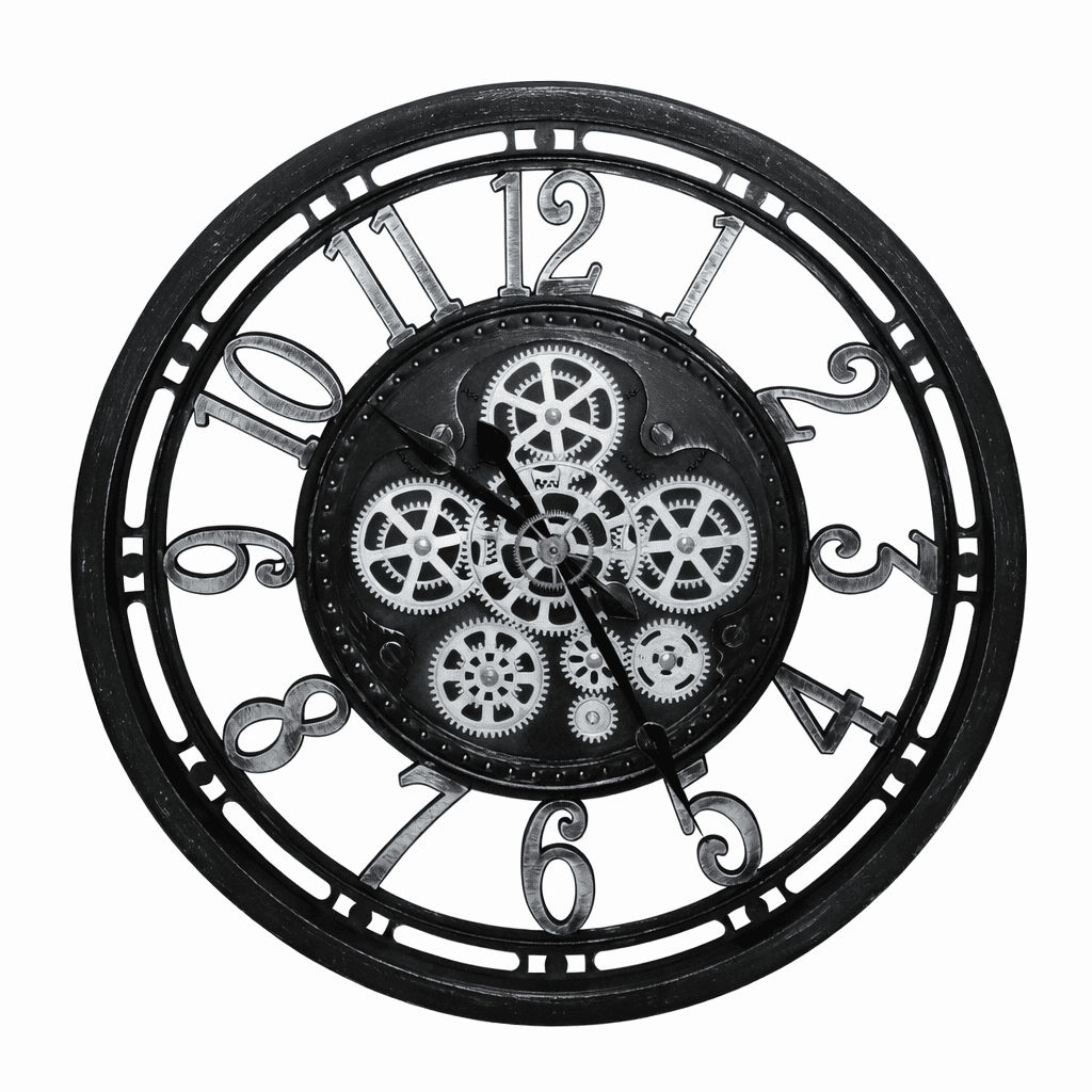 Zidni sat sa pokretnim mehanizmom FI 60 cm