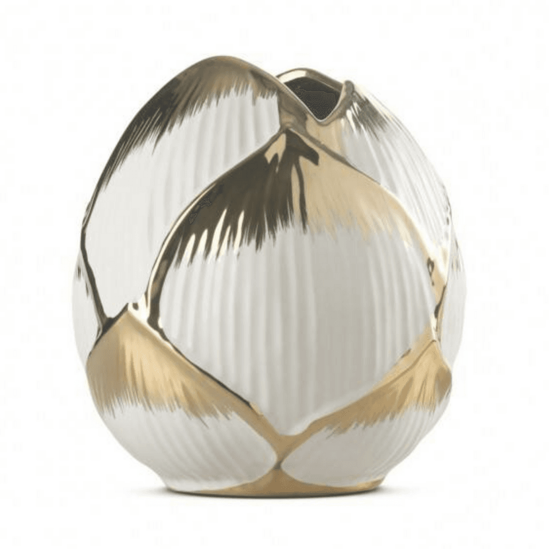 METALLON HOME Dekorativna vazna Bianca Lux