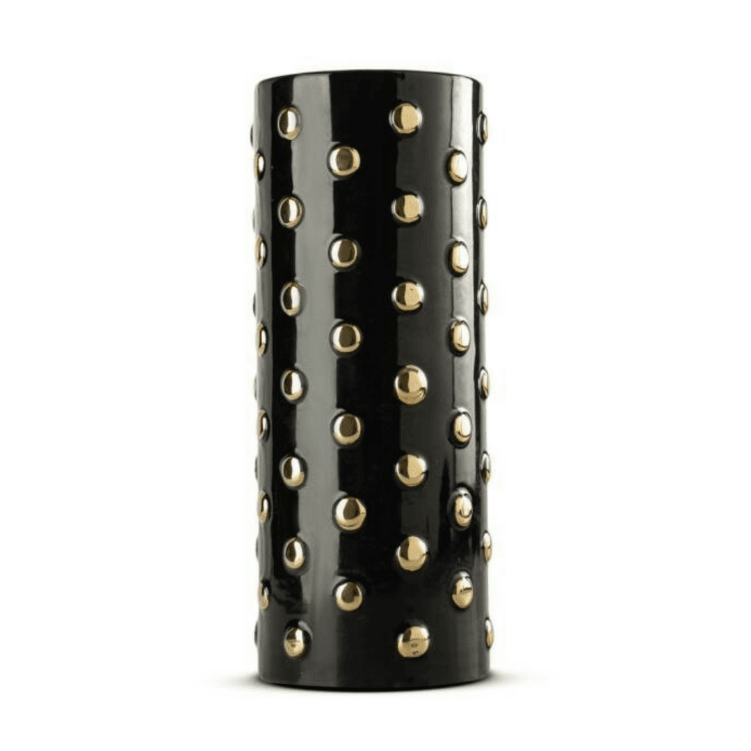 METALLON HOME Dekorativna vazna Noir Dots