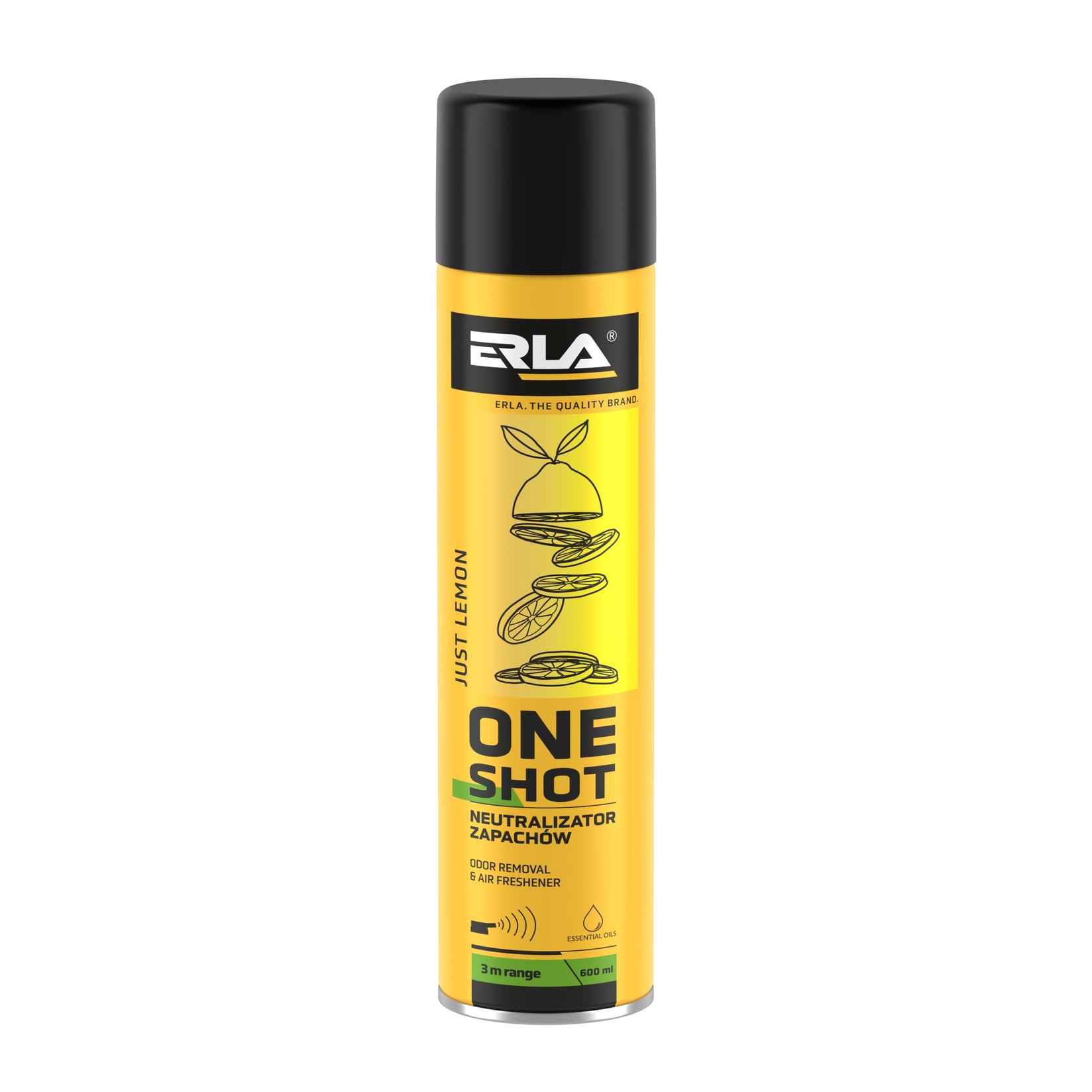 ERLA ONE SHOT JUST LEMON - osježivač prostora u spreju 600ml