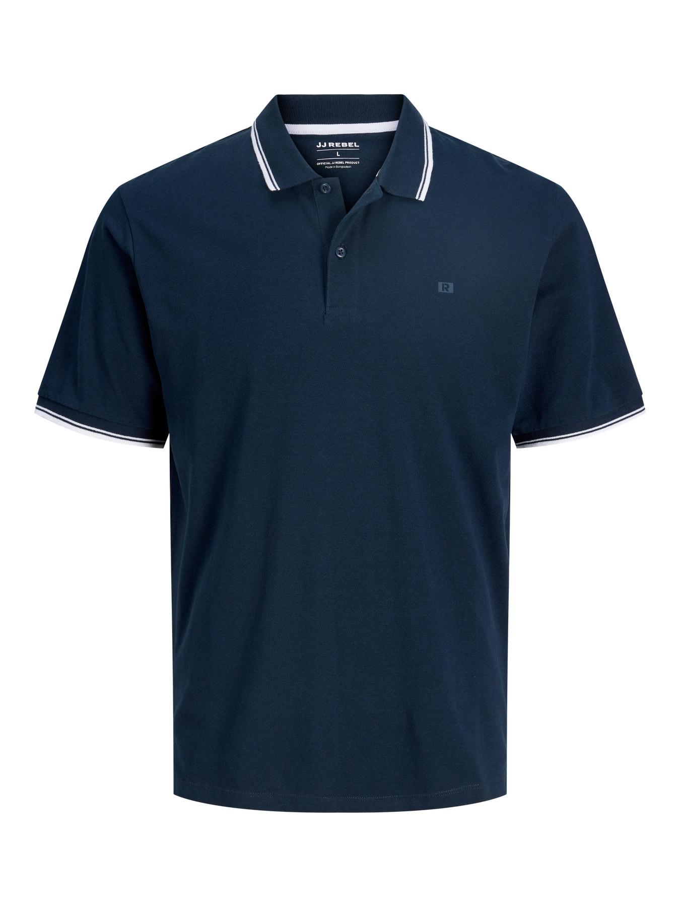JJ REBEL Muška majica JREBZELL POLO SS SN, Antracit