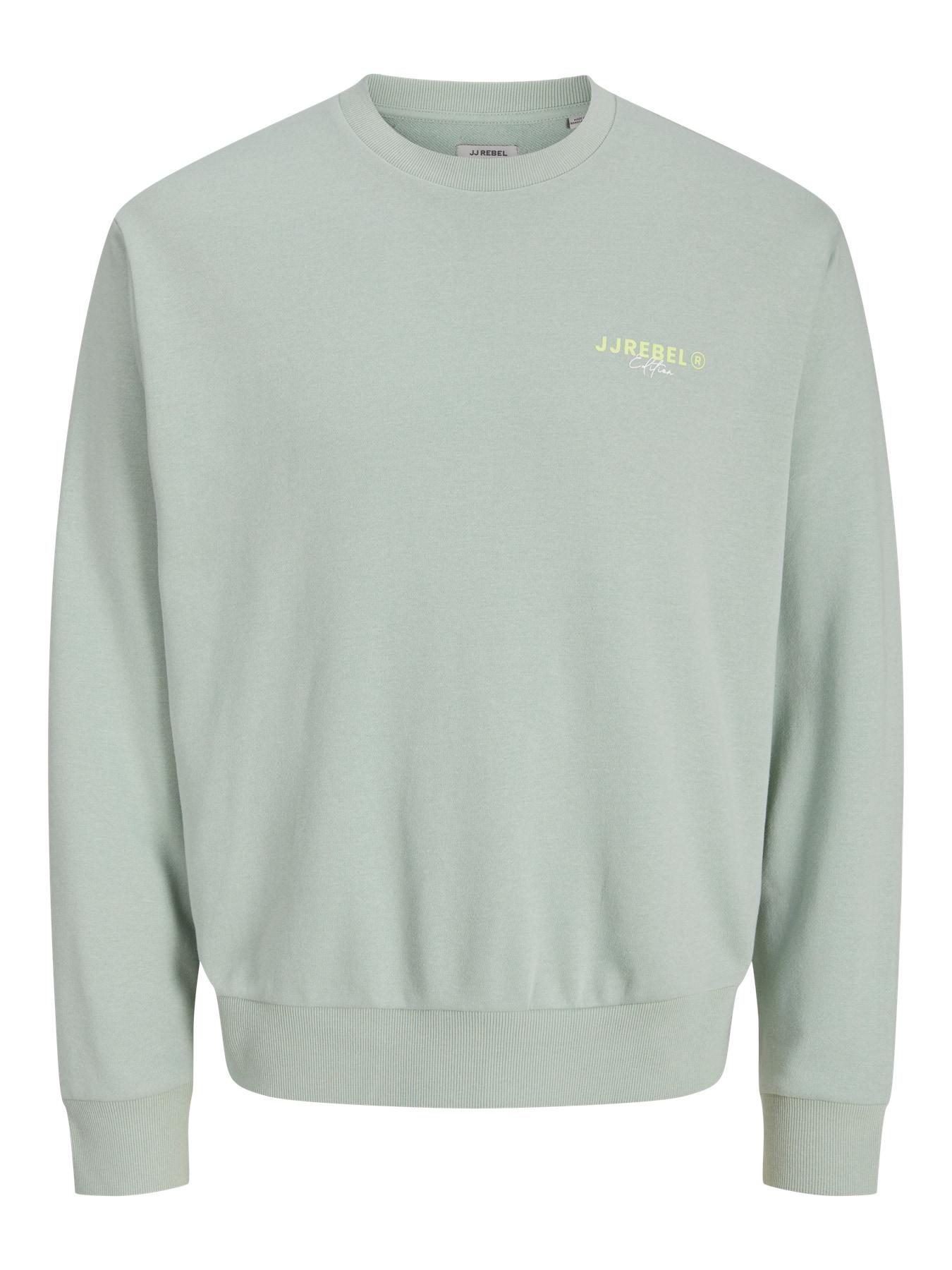 JJ REBEL Muška majica JREBHAYDEN CREW NECK SWEAT SN, Zelena