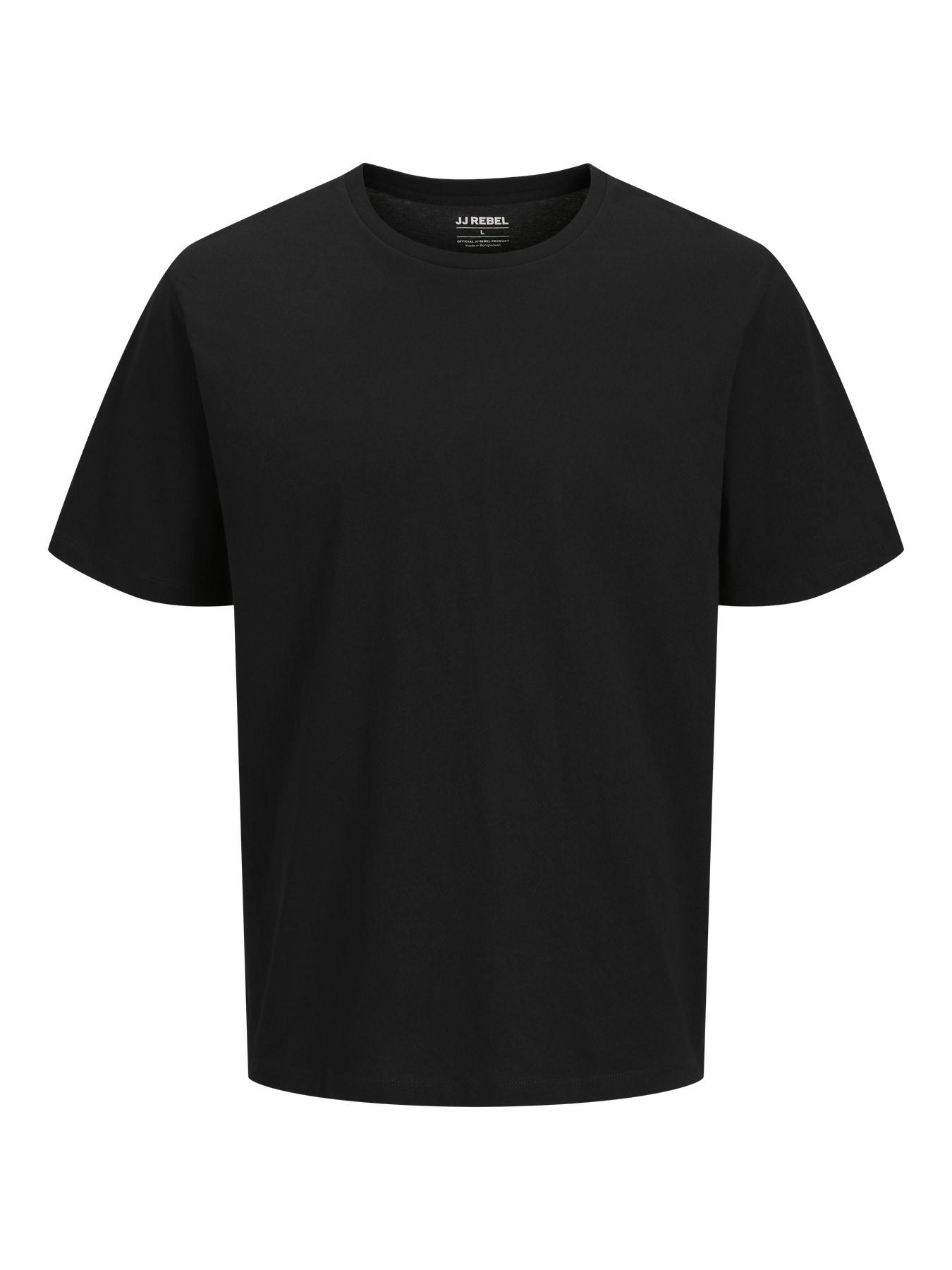 JJ REBEL Muška majica JREBSIMON SS TEE, Crna