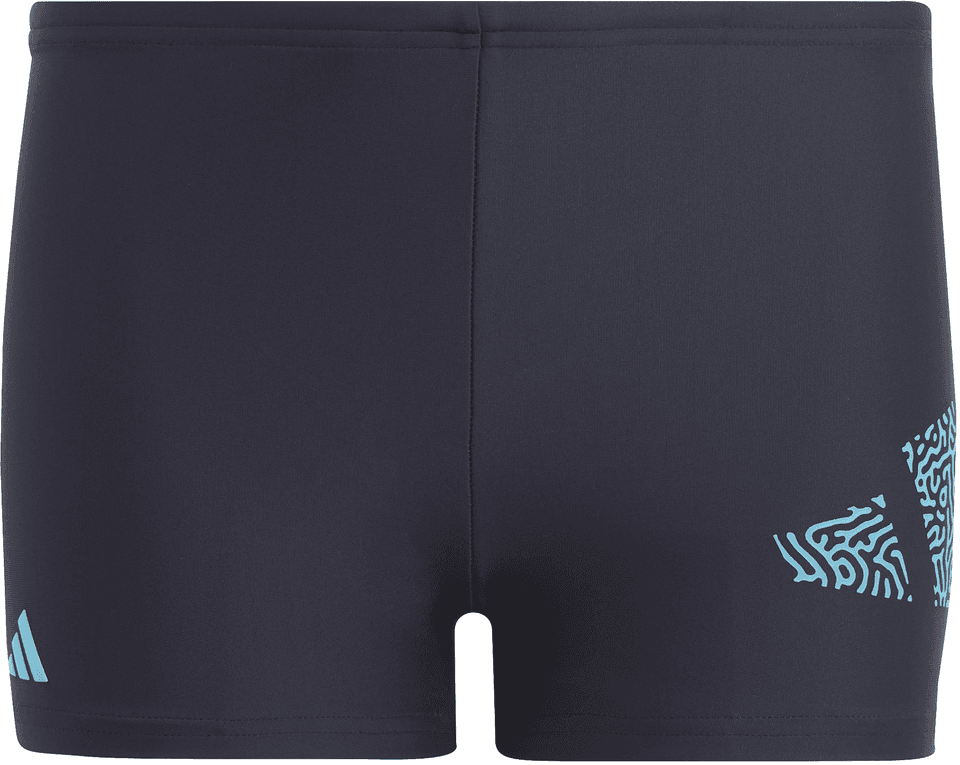 Adidas Kupaći kostim za dječake 3 Bar Log Boxer, Crno-Plavi
