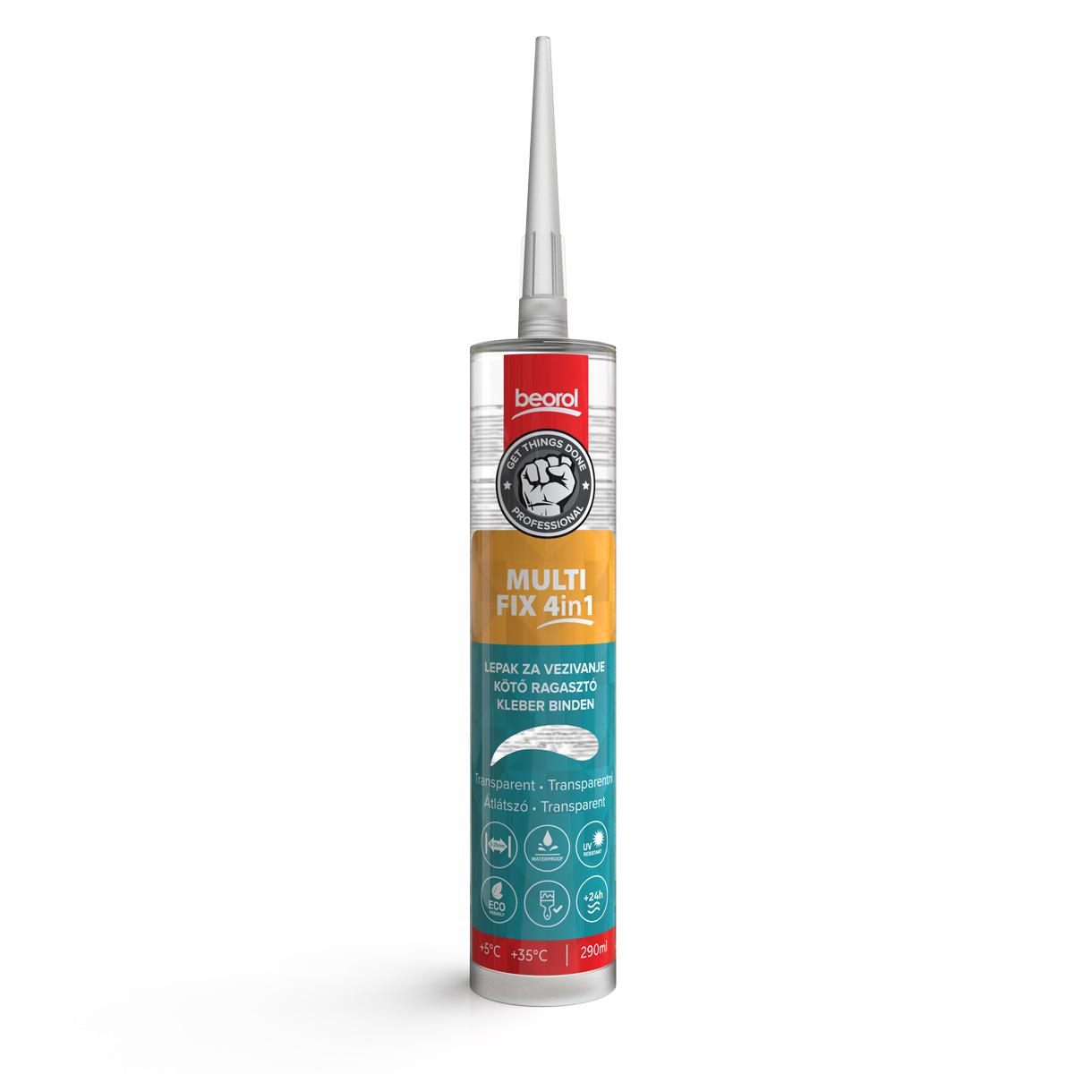 BEOROL Lepak Multifix hibrid prozirni 290ml
