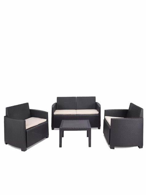 PROGARDEN Arena set antracit sa јastucima
