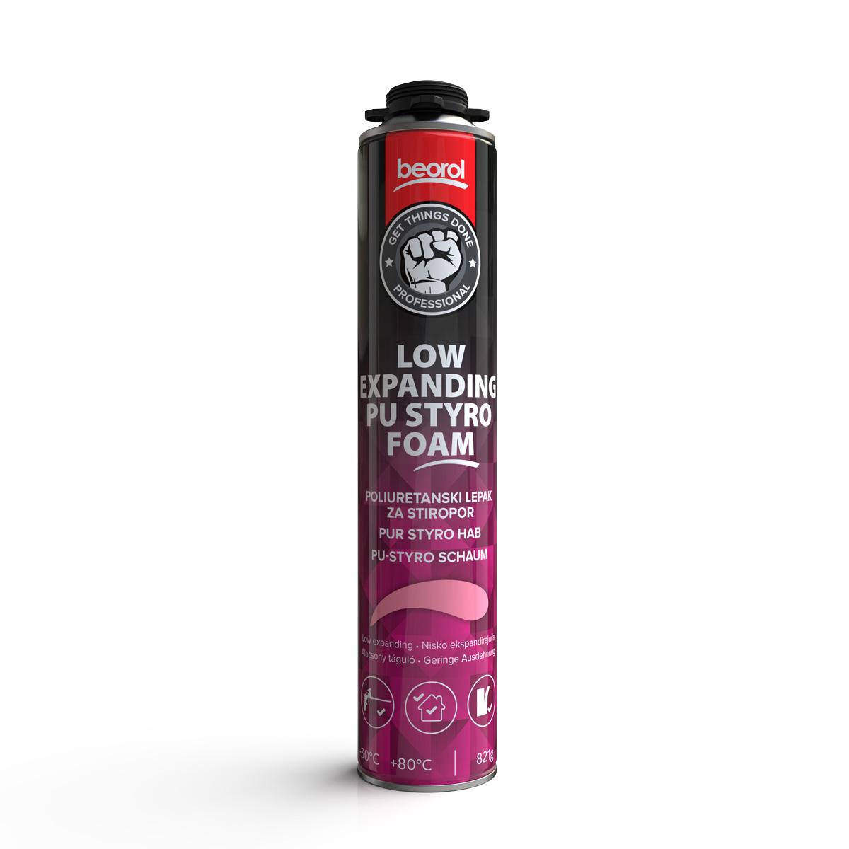 BEOROL Poliuretansko ljepilo za pištolj stiropor 821g